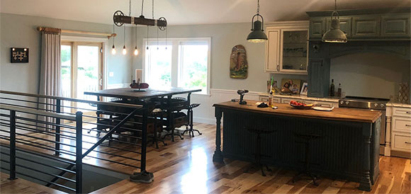 Custom homes with custom kitchens in the Outer Banks Kitchen built in the OBX